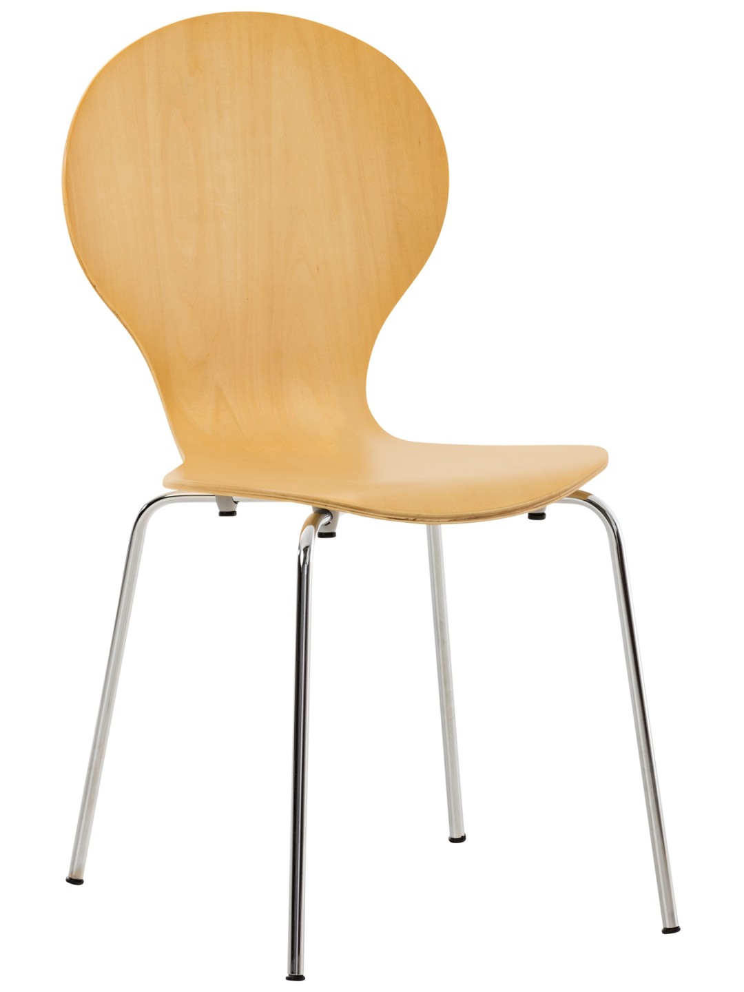 Chaise visiteur Diego, naturel