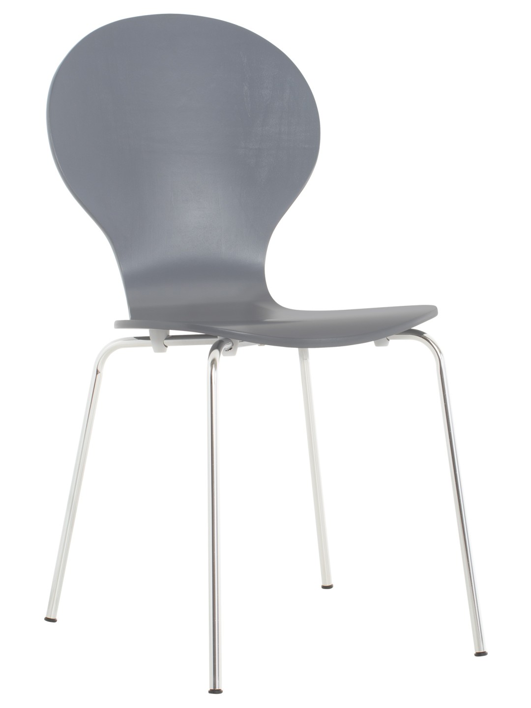 Chaise visiteur Diego, gris