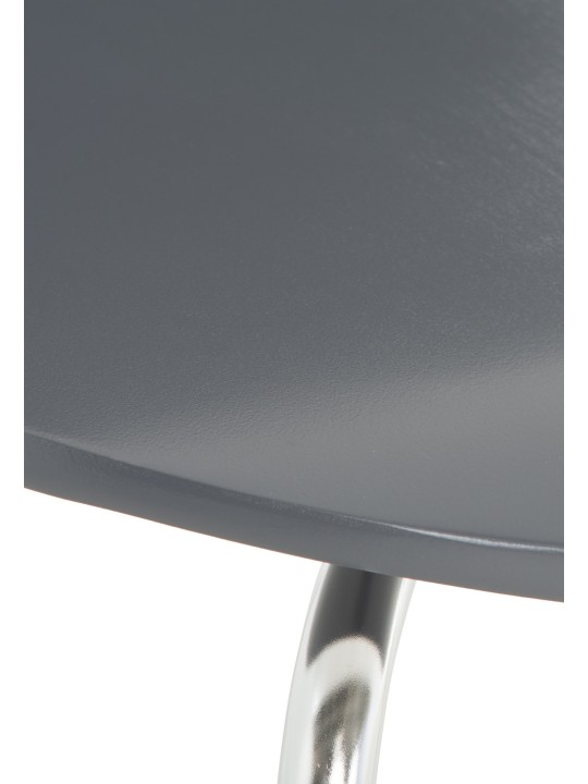 Chaise visiteur Diego, gris