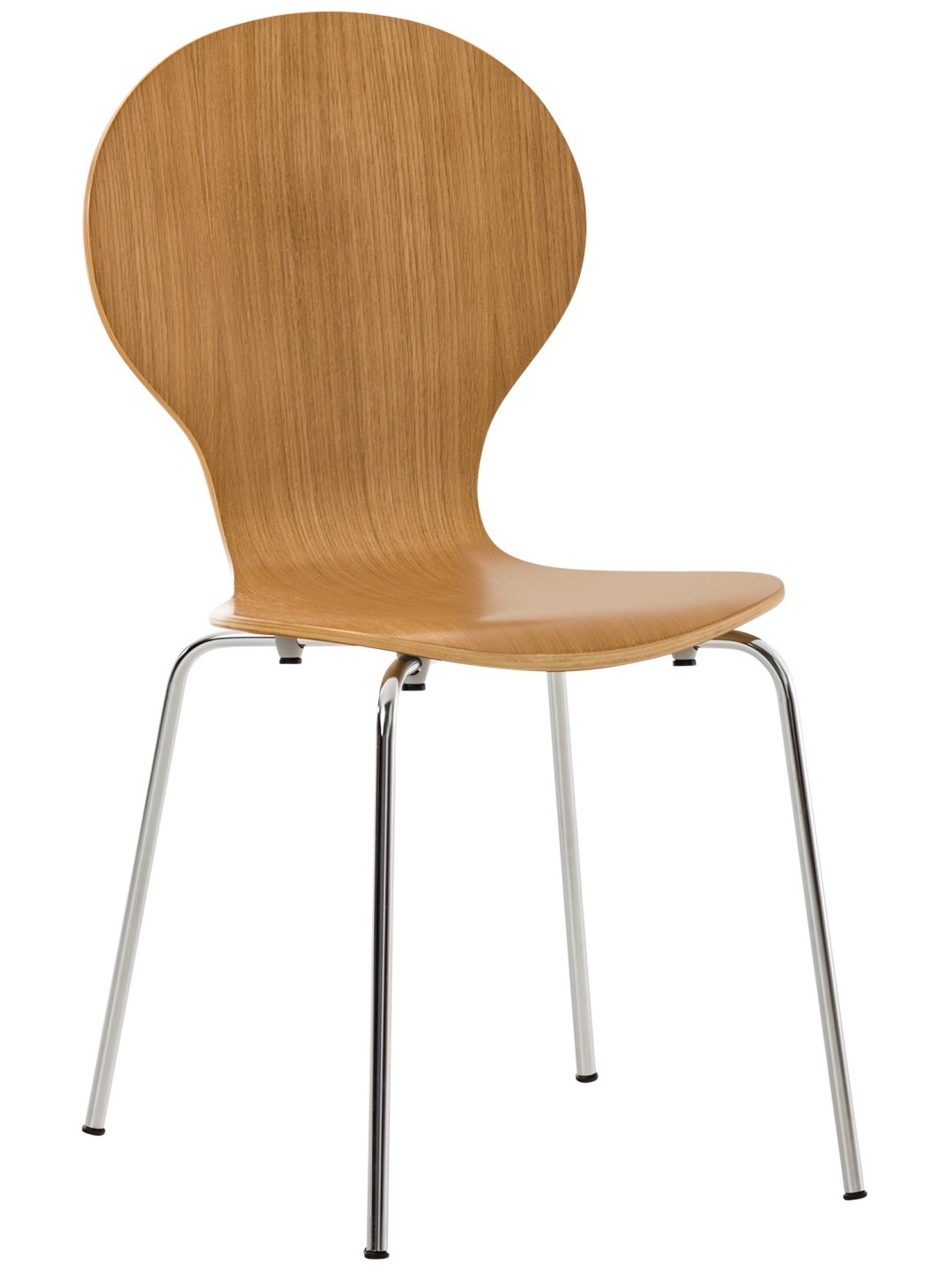 Chaise visiteur Diego, chêne