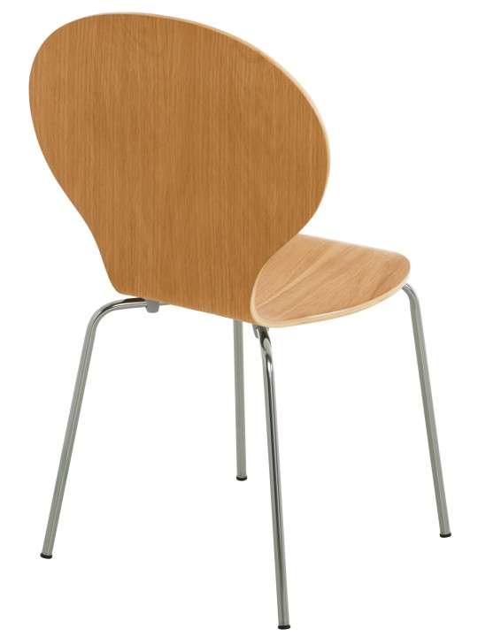 Chaise visiteur Diego, chêne