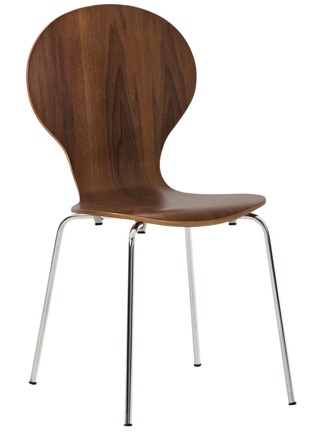 Chaise visiteur Diego, noyer