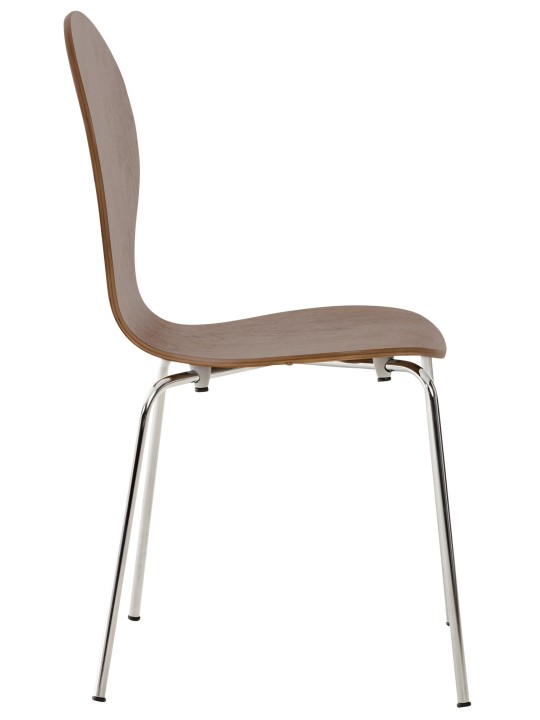 Chaise visiteur Diego, noyer