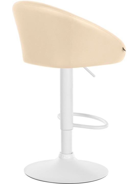 Tabouret de bar Davie simili cuir, crème Tabouret de bar Davie simili cuir, crème