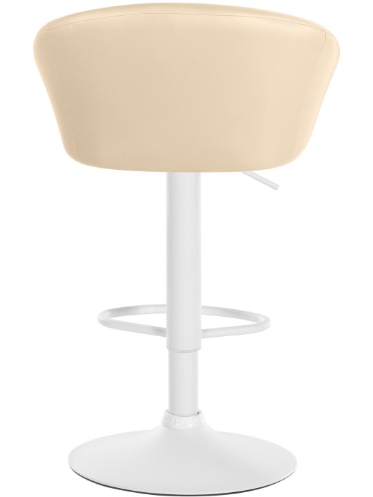 Tabouret de bar Davie simili cuir, crème Tabouret de bar Davie simili cuir, crème