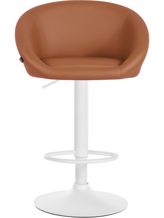 Tabouret de bar Davie simili cuir, brun clair Tabouret de bar Davie simili cuir, brun clair