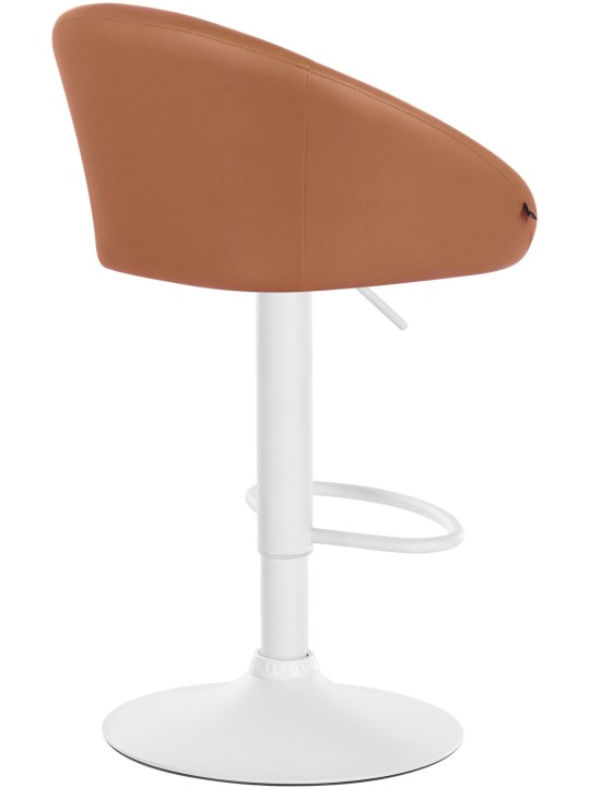 Tabouret de bar Davie simili cuir, brun clair Tabouret de bar Davie simili cuir, brun clair