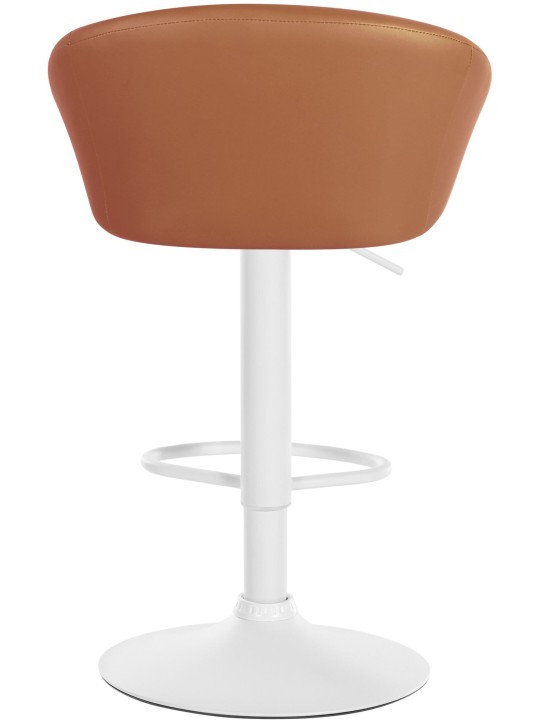 Tabouret de bar Davie simili cuir, brun clair Tabouret de bar Davie simili cuir, brun clair