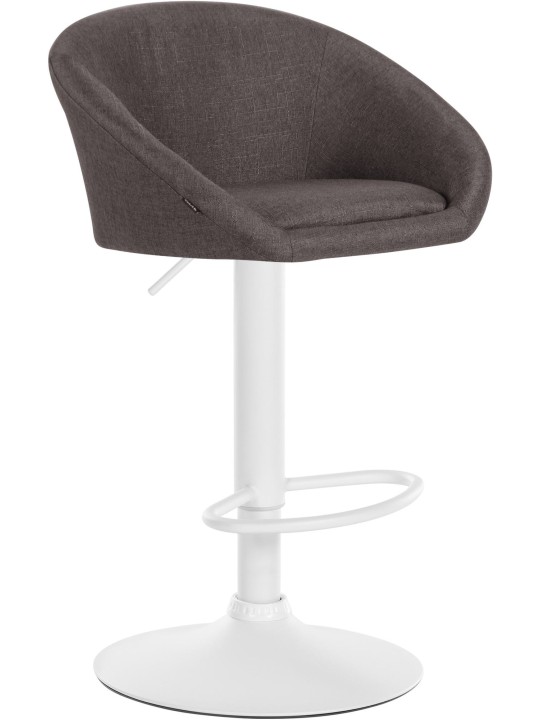 Tabouret de bar Davie tissu, gris foncé Tabouret de bar Davie tissu, gris foncé