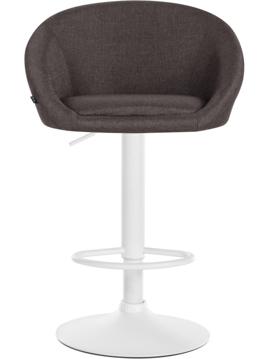 Tabouret de bar Davie tissu, gris foncé Tabouret de bar Davie tissu, gris foncé