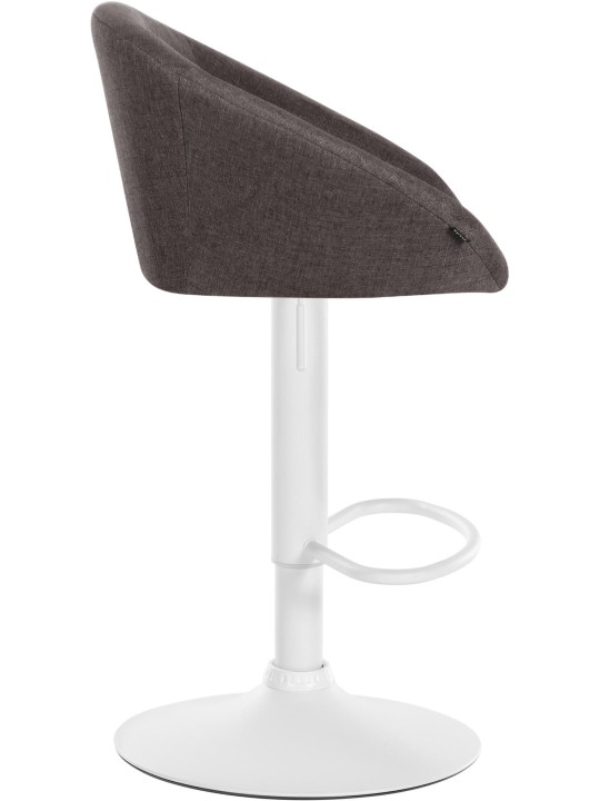 Tabouret de bar Davie tissu, gris foncé Tabouret de bar Davie tissu, gris foncé
