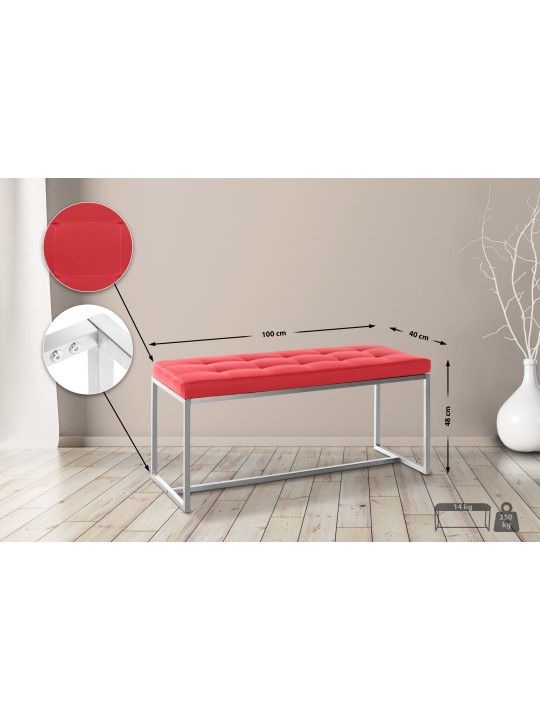 Banc Barci, rouge