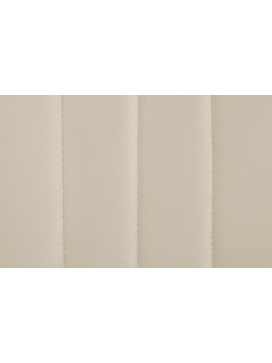 Lot de 2 tabourets de bar Toni simili cuir, crème