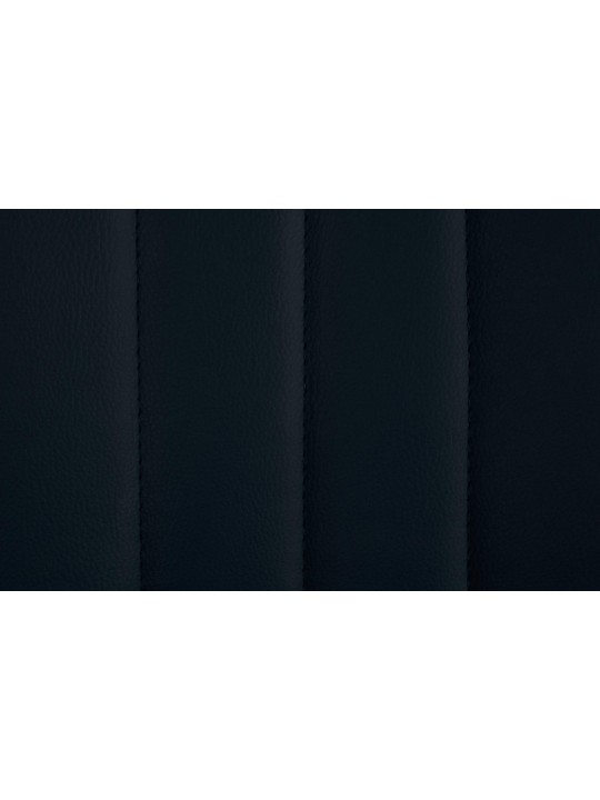 Lot de 2 tabourets de bar Toni simili cuir, noir