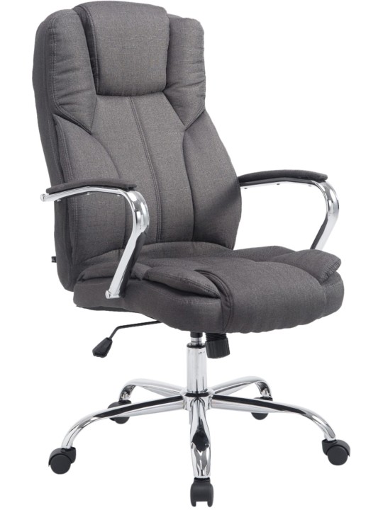 Chaise de bureau BIG Xanthos en tissu, gris foncé Chaise de bureau BIG Xanthos en tissu, gris foncé