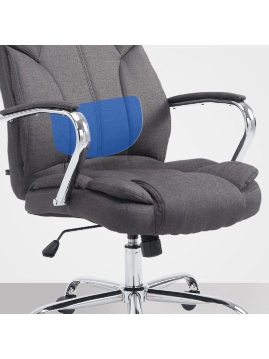 Chaise de bureau BIG Xanthos en tissu, gris foncé Chaise de bureau BIG Xanthos en tissu, gris foncé
