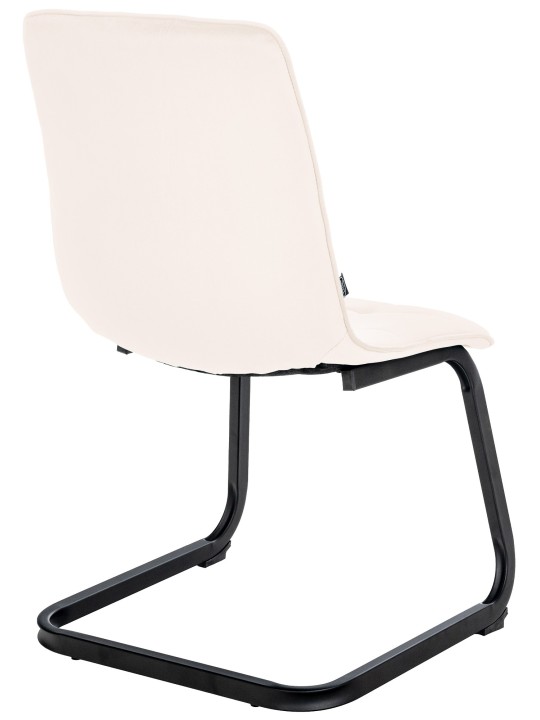 Chaise de salle à manger en velours Vermont, crème Chaise de salle à manger en velours Vermont, crème