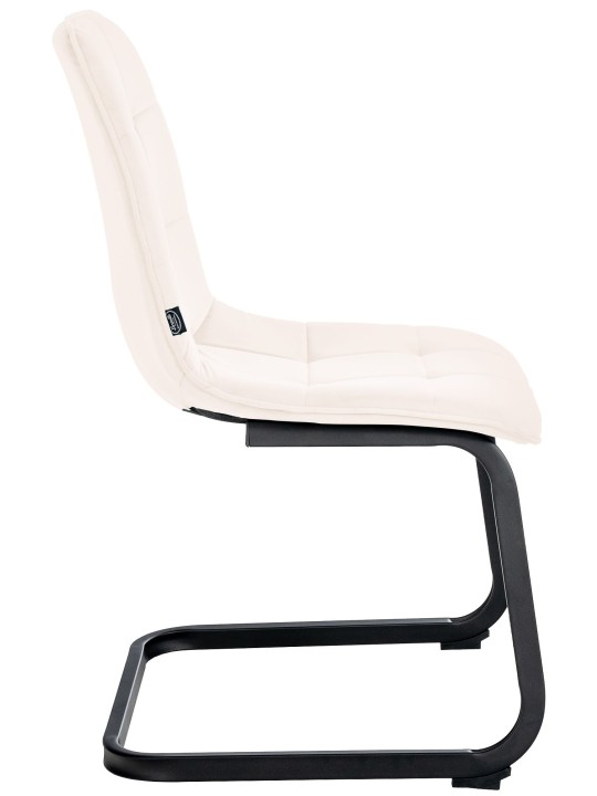 Chaise de salle à manger en velours Vermont, crème Chaise de salle à manger en velours Vermont, crème