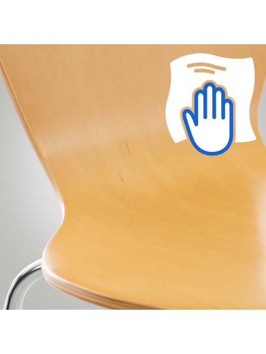 Chaise visiteur Calisto, naturel