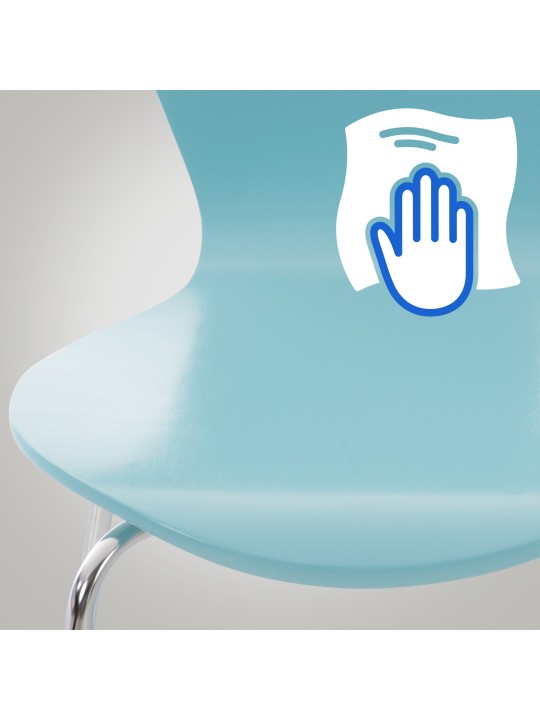 Chaise visiteur Calisto, bleu clair Chaise visiteur Calisto, bleu clair