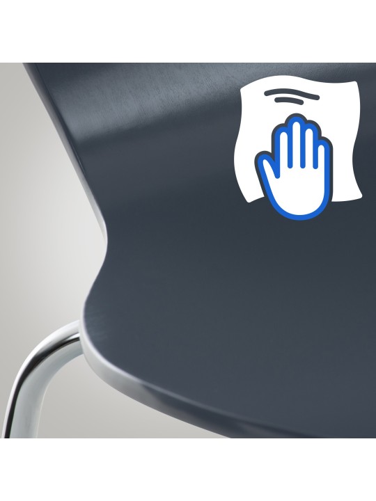 Chaise visiteur Calisto, gris