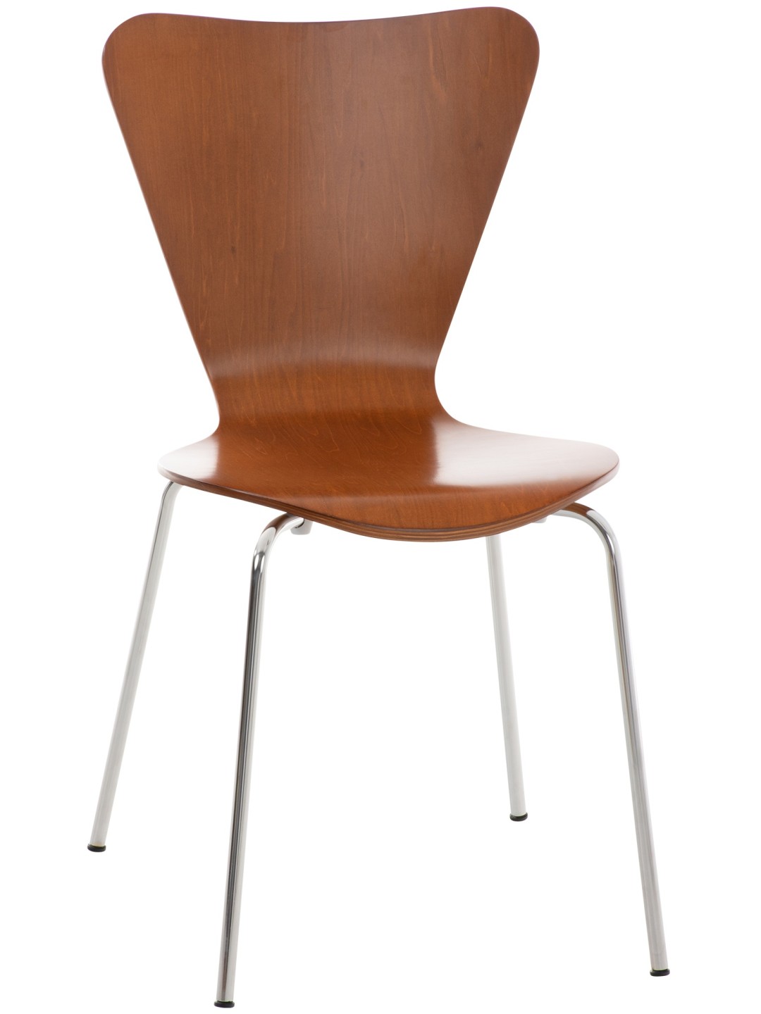 Chaise visiteur Calisto, brun