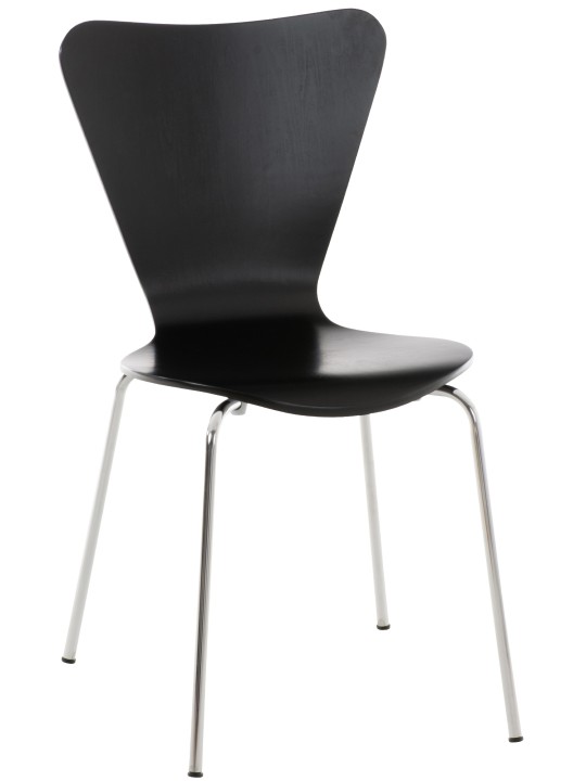 Chaise visiteur Calisto, noir