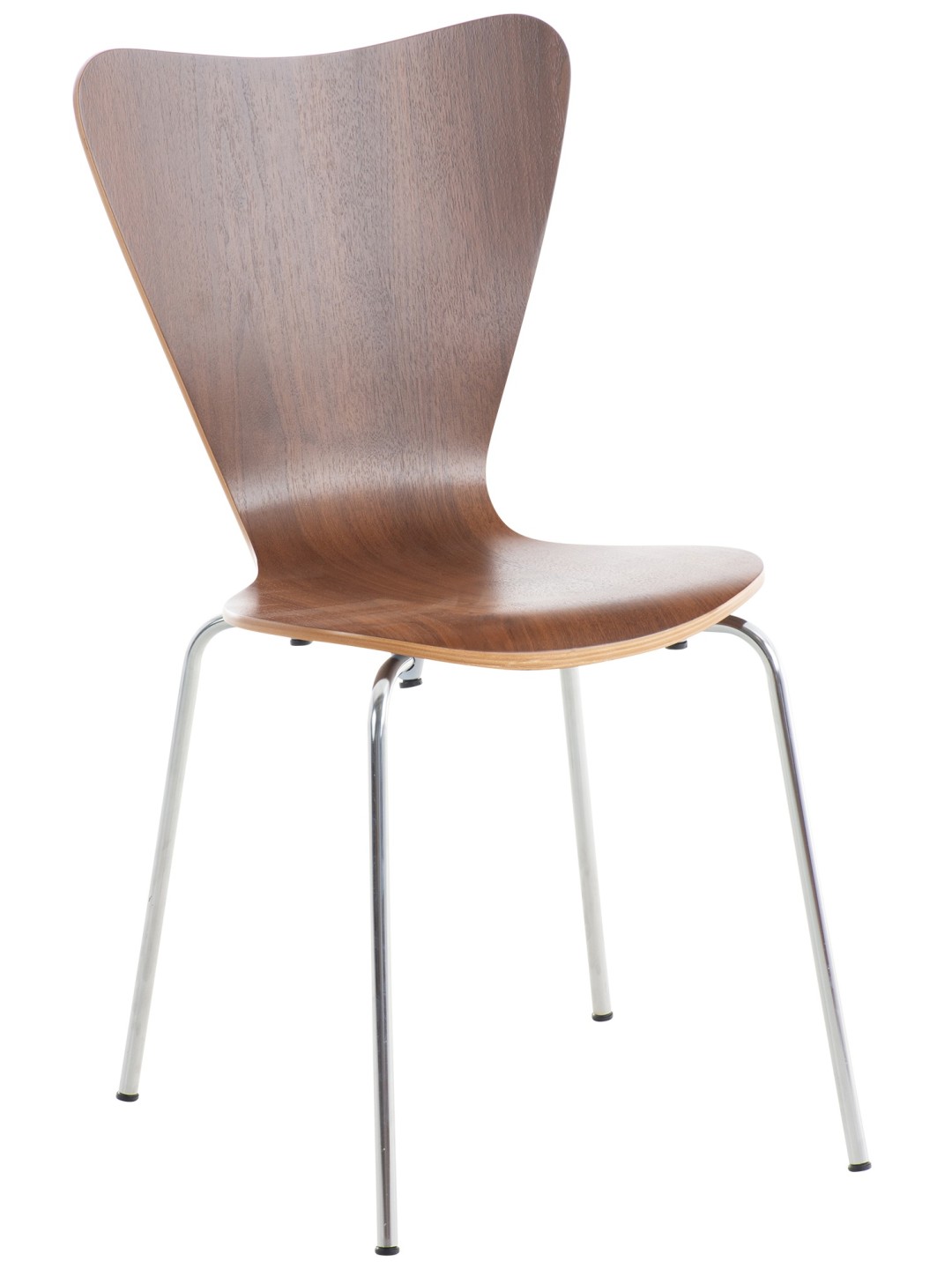 Chaise visiteur Calisto, noyer