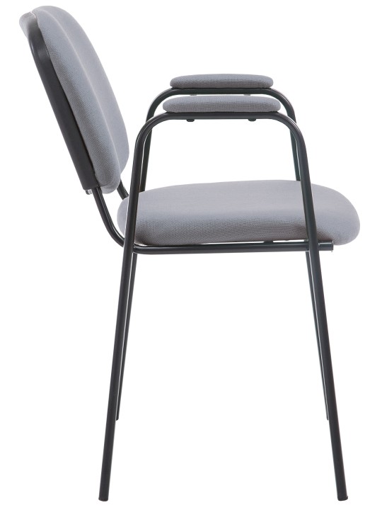 Chaise visiteur Ken PRO tissu, gris Chaise visiteur Ken PRO tissu, gris