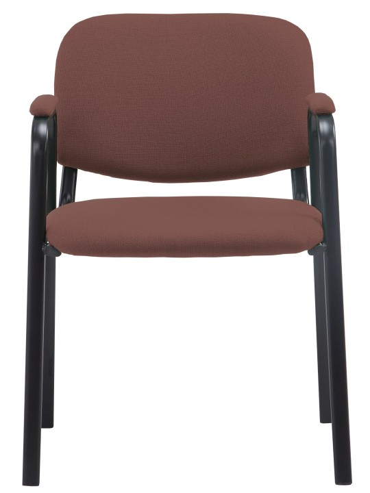 Chaise visiteur Ken PRO tissu, brun