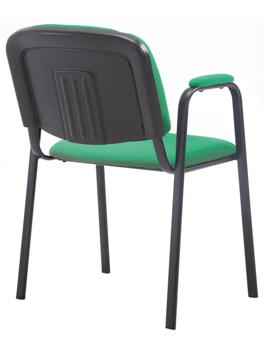 Chaise visiteur Ken PRO tissu, vert
