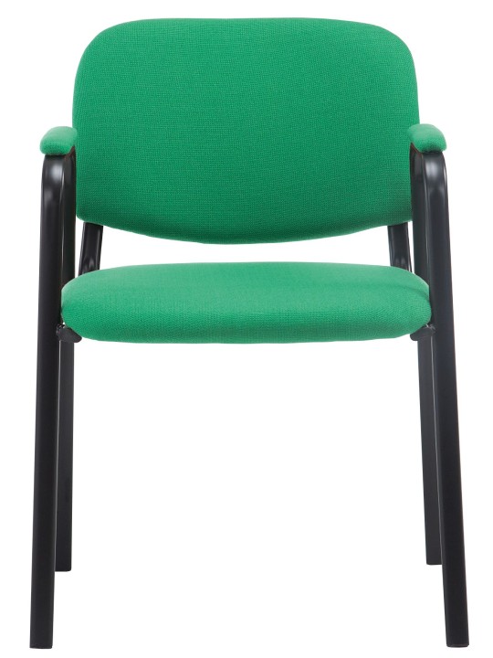 Chaise visiteur Ken PRO tissu, vert