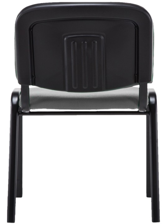 Chaise visiteur Ken V2 en tissu, gris