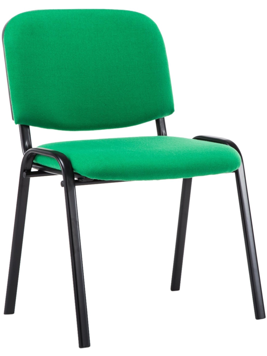 Chaise visiteur Ken V2 en tissu, vert