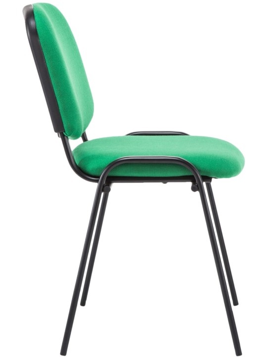 Chaise visiteur Ken V2 en tissu, vert