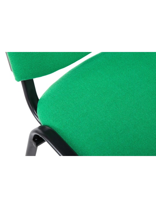 Chaise visiteur Ken V2 en tissu, vert