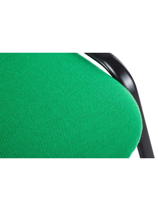 Chaise visiteur Ken V2 en tissu, vert