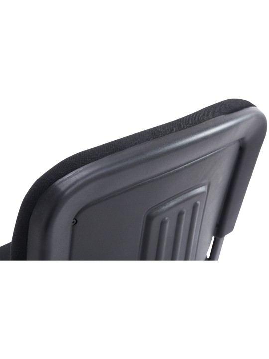 Chaise visiteur Ken XL tissu, noir Chaise visiteur Ken XL tissu, noir