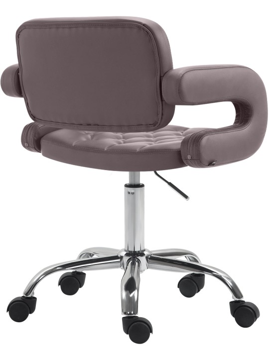 Tabouret de travail Dublin simili cuir, brun Tabouret de travail Dublin simili cuir, brun
