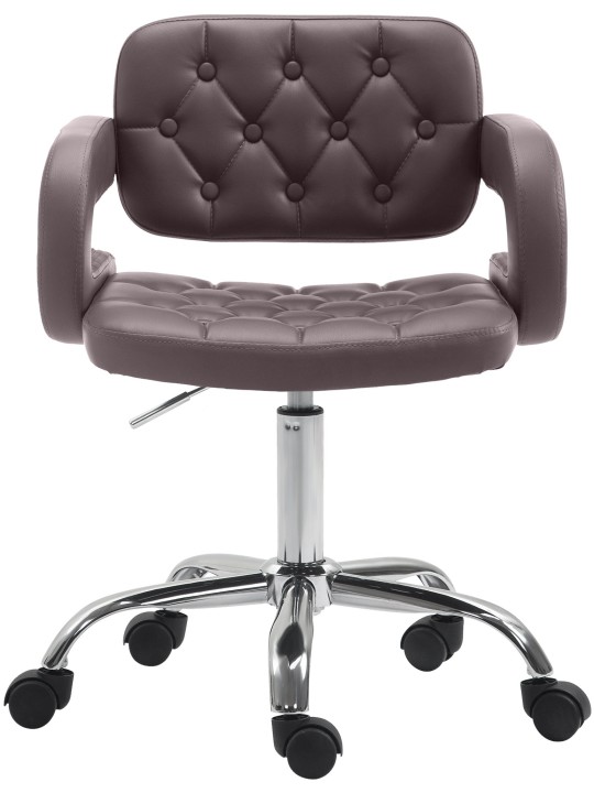 Tabouret de travail Dublin simili cuir, brun Tabouret de travail Dublin simili cuir, brun