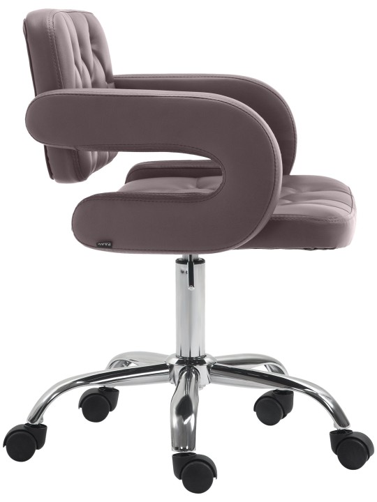 Tabouret de travail Dublin simili cuir, brun Tabouret de travail Dublin simili cuir, brun