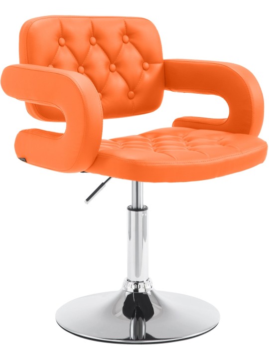 Chaise longue Dublin simili cuir, orange Chaise longue Dublin simili cuir, orange