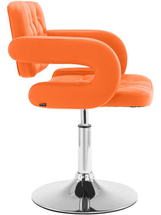 Chaise longue Dublin simili cuir, orange Chaise longue Dublin simili cuir, orange