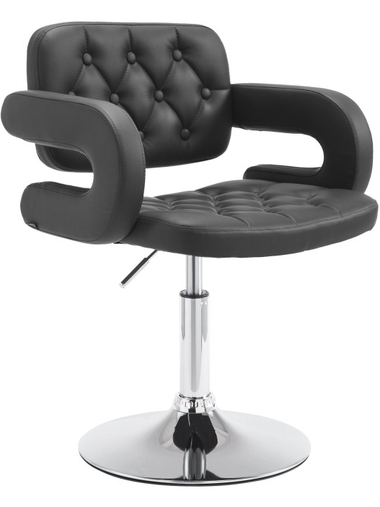 Chaise longue Dublin simili cuir, noir Chaise longue Dublin simili cuir, noir