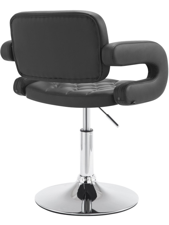 Chaise longue Dublin simili cuir, noir Chaise longue Dublin simili cuir, noir