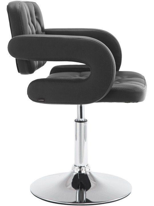 Chaise longue Dublin simili cuir, noir Chaise longue Dublin simili cuir, noir