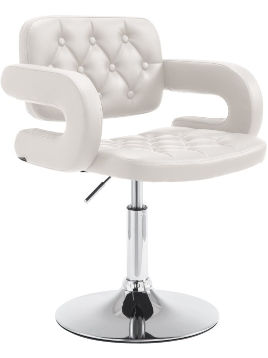 Chaise longue Dublin simili cuir, blanc Chaise longue Dublin simili cuir, blanc