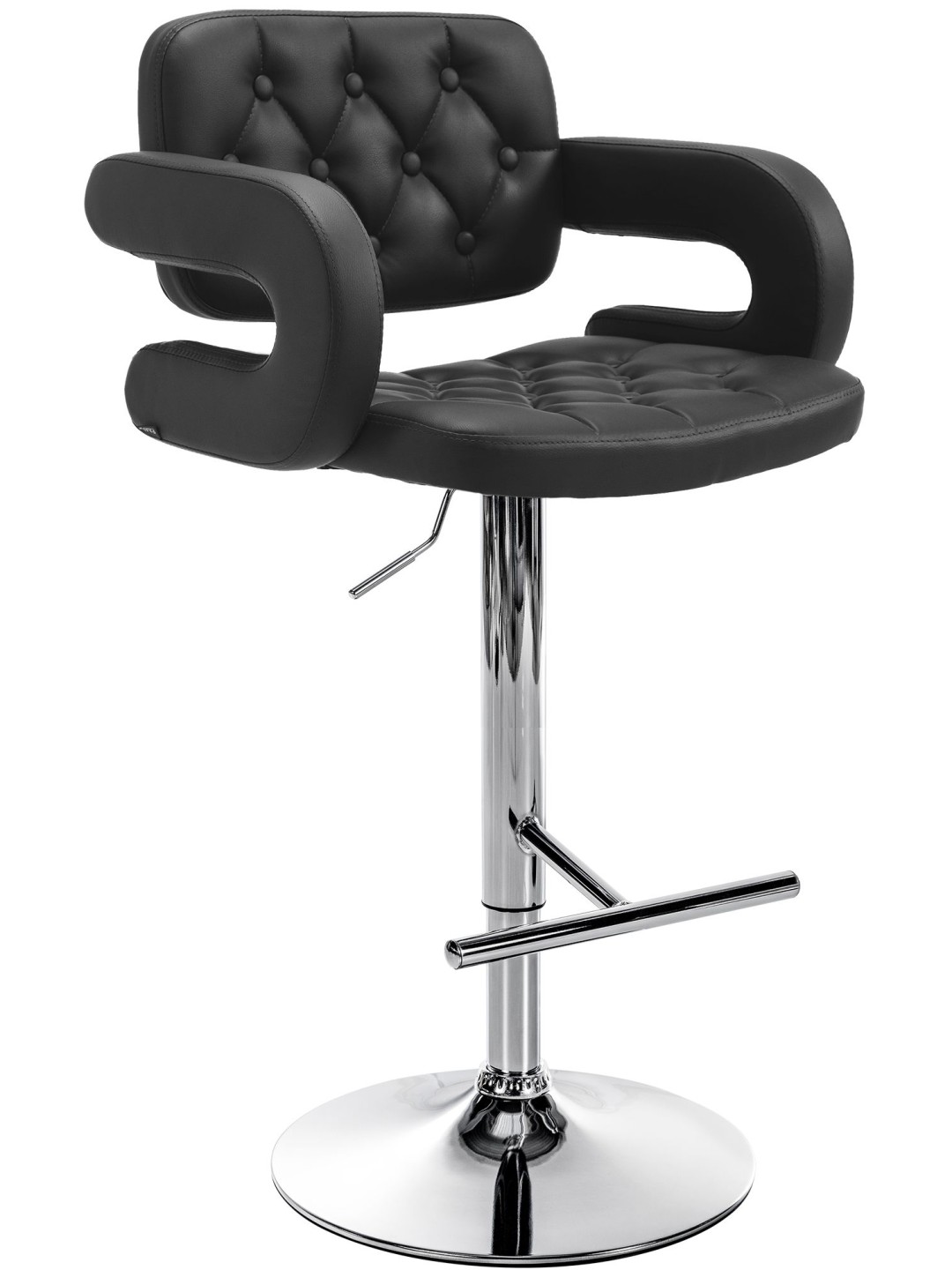 Tabouret de bar Dublin C, noir