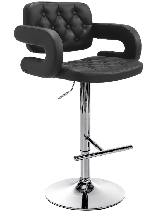 Tabouret de bar Dublin C, noir