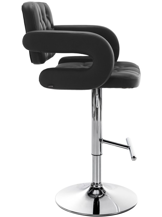 Tabouret de bar Dublin C, noir